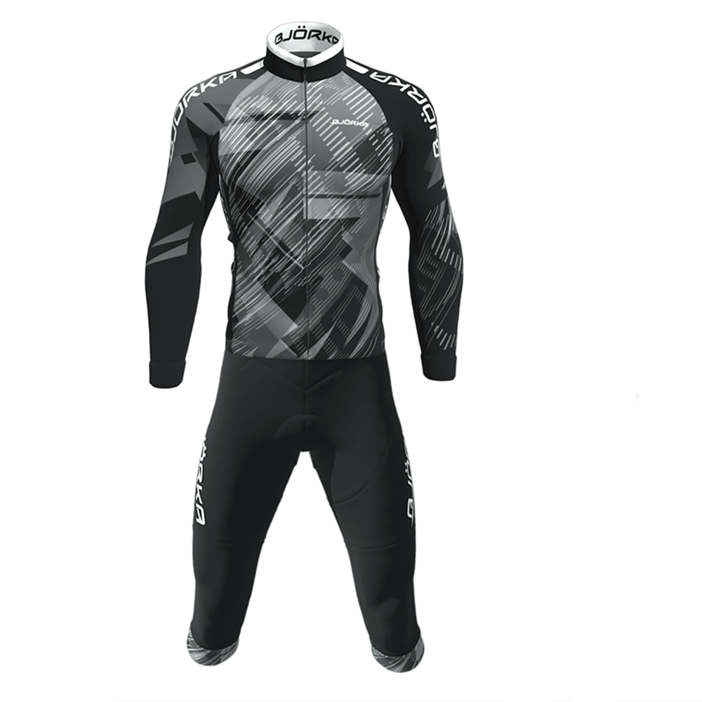 Cycling Bib Shorts - Bjorka-Ropa deportiva de ciclismo para hombre,