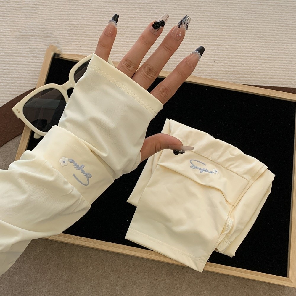 Cycling Gloves - Mangas largas de seda helada con
