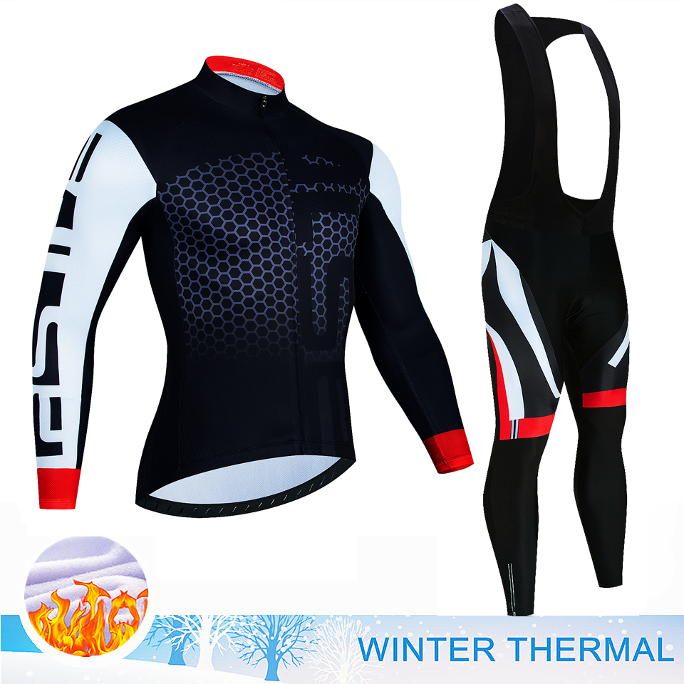 Cycling Gear Brands - Conjunto de Jersey de Ciclismo Térmico