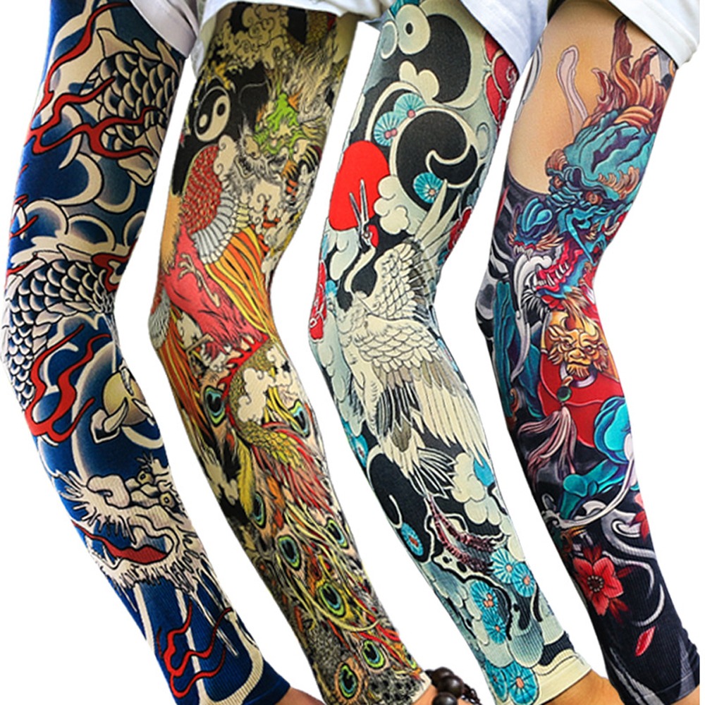 Cycling Gloves - Fundas para brazos con flores, funda