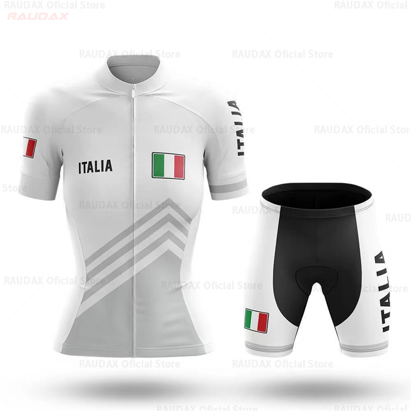 Cycling Gear Italy - Conjunto de Ciclismo para Mujer, Verano