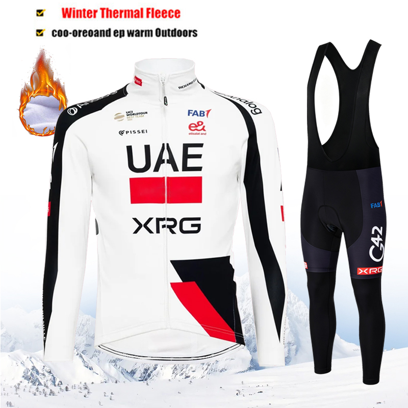 Cycling Gear Uae - Conjunto de Ciclismo Invernal 2026 del
