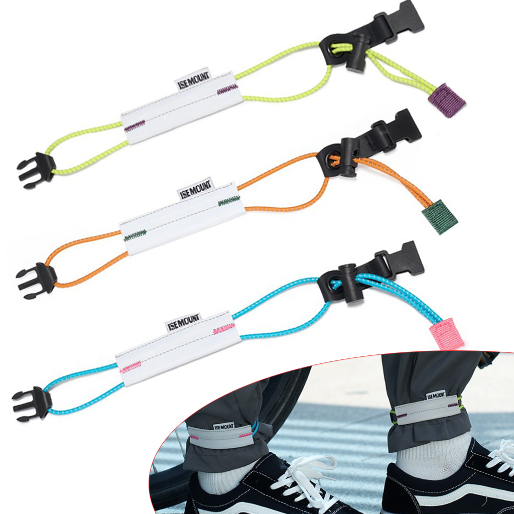 Cycling Gear For Men - Correa Reflectante para Pantalones de Ciclismo,