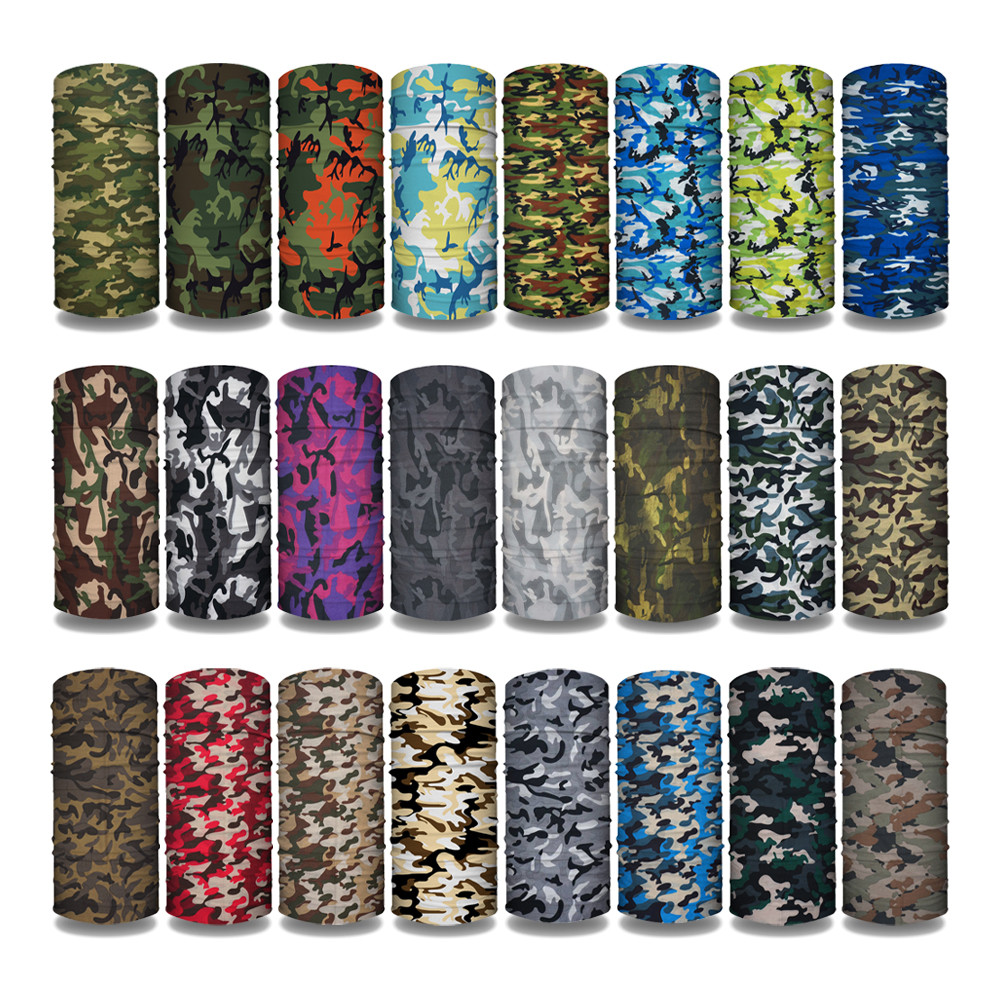 Cycling Gear For Men - CM01-CM33 pañuelos con estampado de camuflaje,