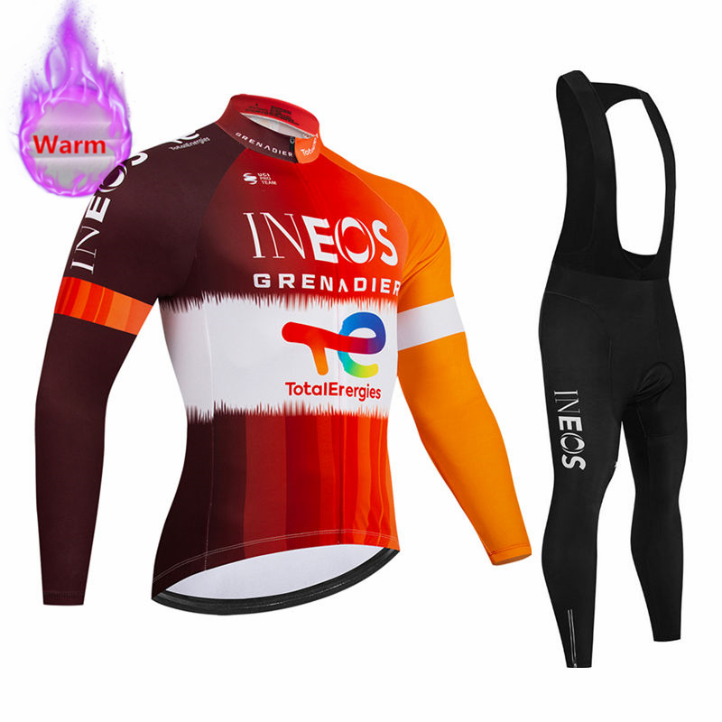 Cycling Bib Shorts - Conjunto de Jersey de Ciclismo Térmico