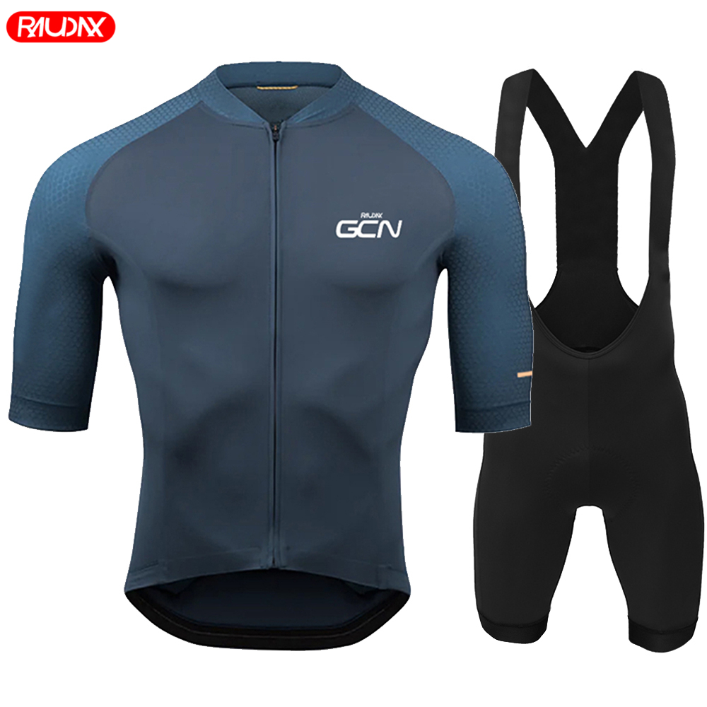 Cycling Bib Shorts - Raudax Gcn-Conjunto de Jersey de manga