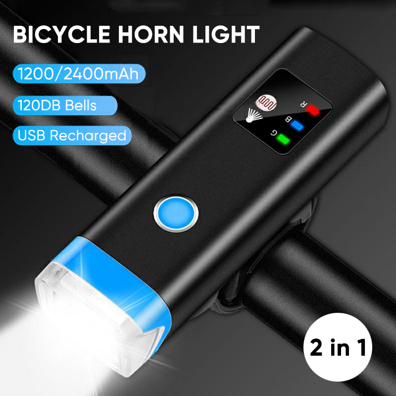 Bike Bell - Luz de bocina de bicicleta brillante,