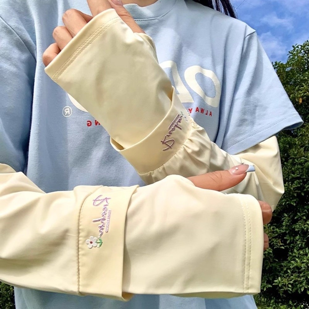 Mangas largas de seda helada c - Cycling Gloves reseña y precio
