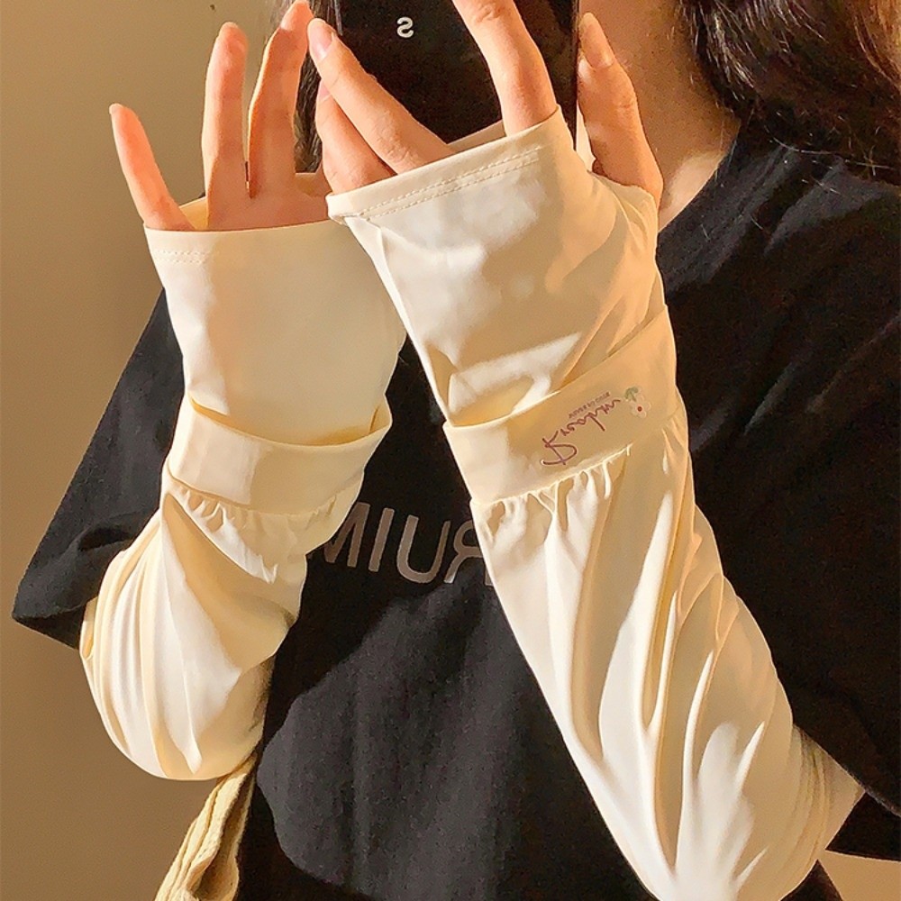Mangas largas de seda helada c - Cycling Gloves reseña y precio