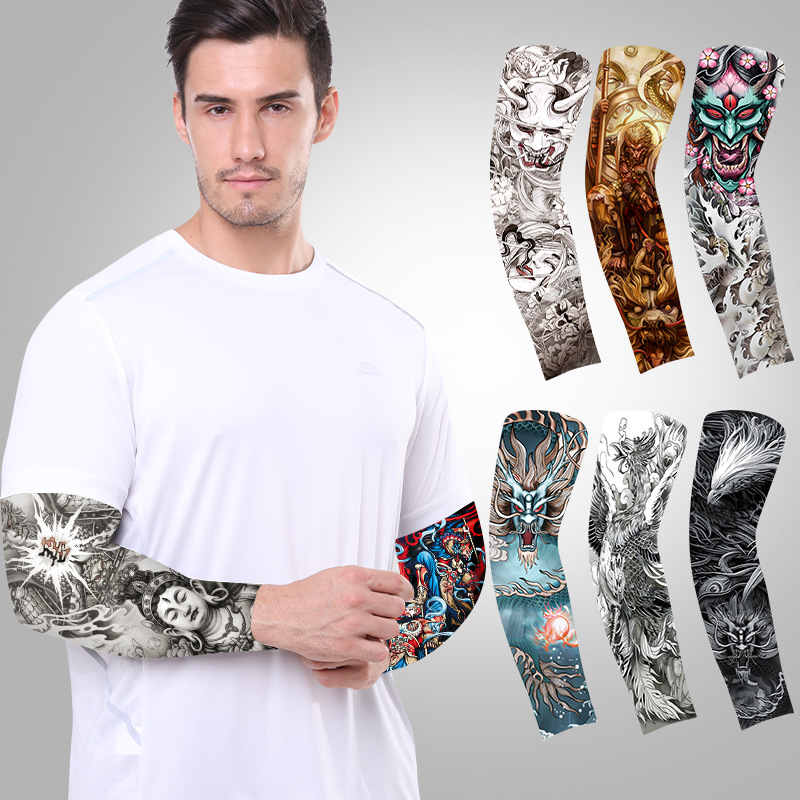 Manga de tatuaje de verano, cu - Cycling Gloves reseña y precio