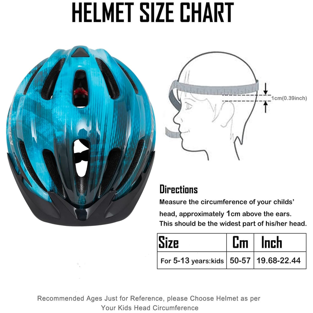 Casco de bicicleta para niños  - Youth Cycling Gear reseña y precio