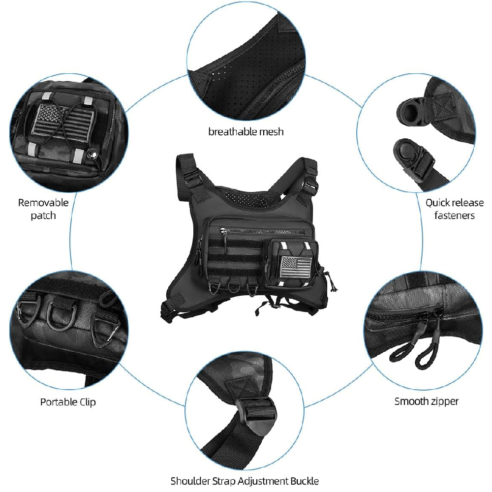 1 bolsa de pecho reflectante p - Cycling Gear Duffle reseña y precio