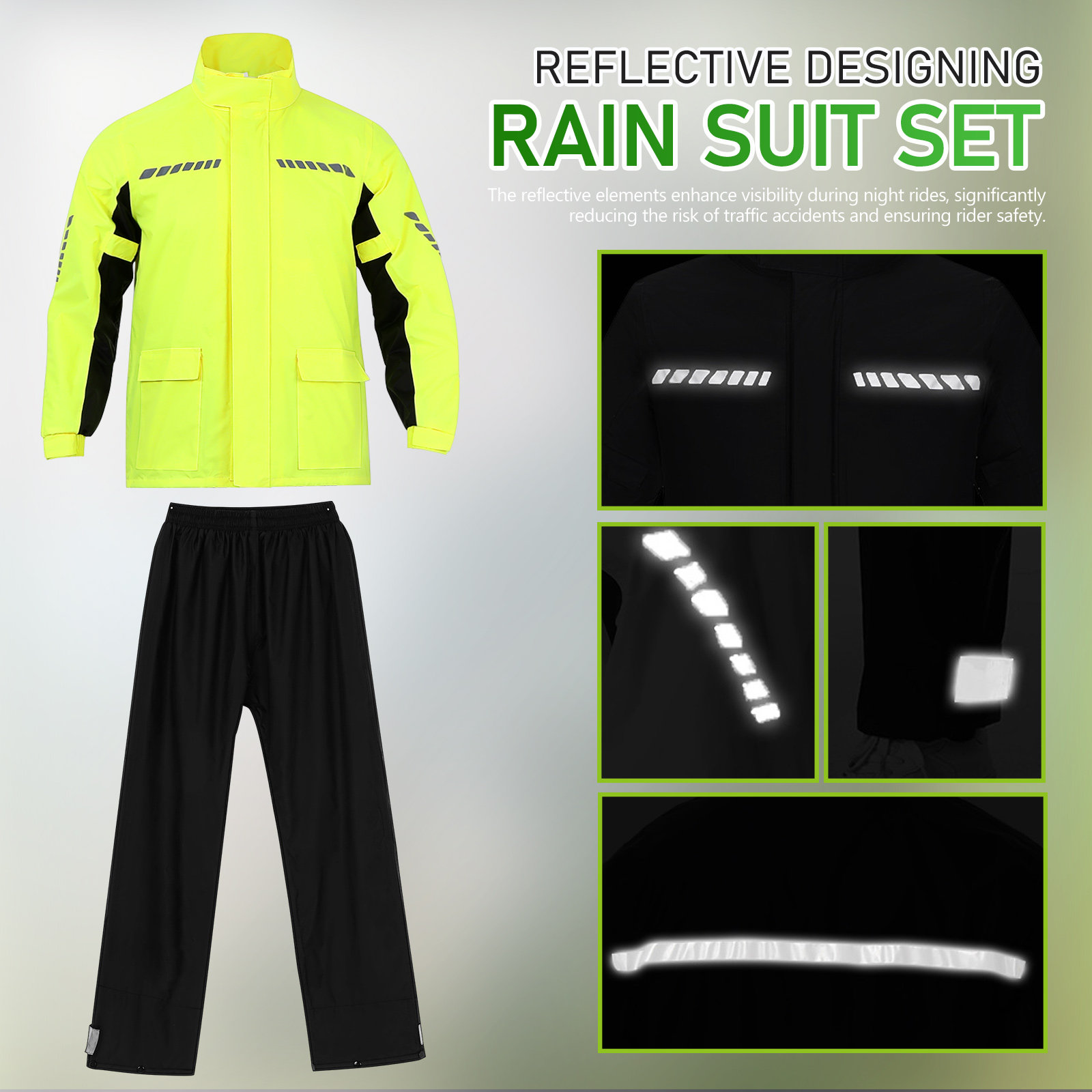 1 juego de ropa impermeable pa - Cycling Gear Pants reseña y precio