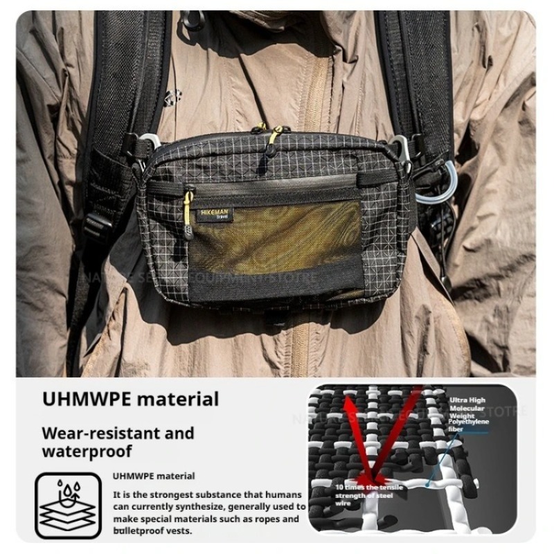 HIKEMAN-riñonera táctica UHMWP - Cycling Gear Duffle reseña y precio