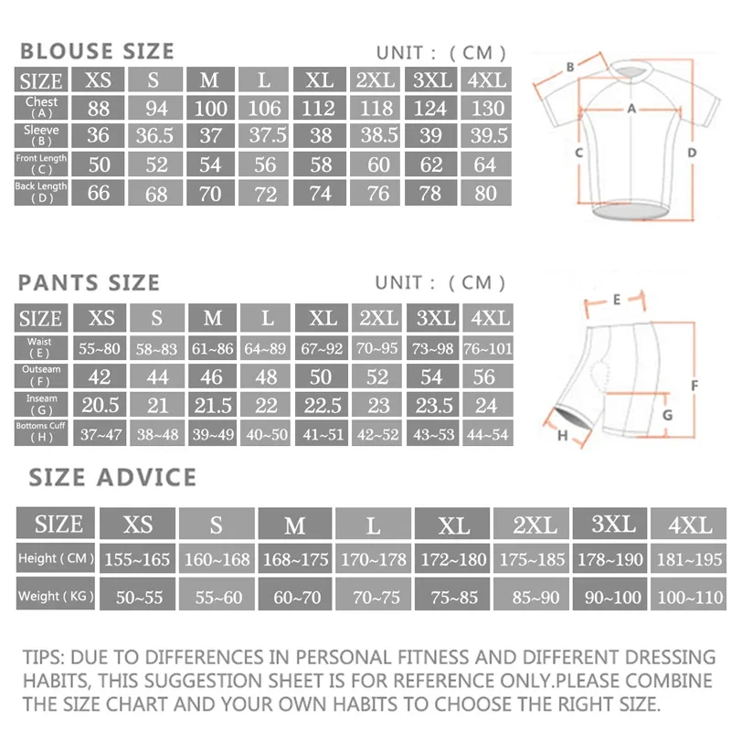 -Conjunto de camiseta de cicli - Cycling Bib Shorts reseña y precio